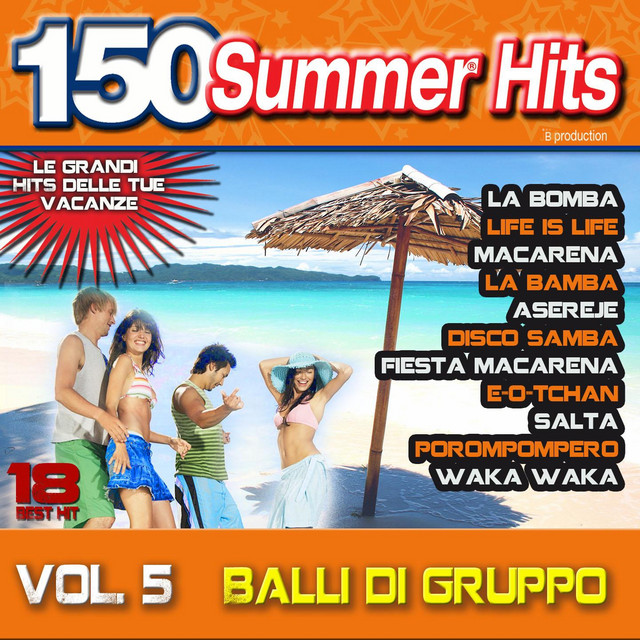 Cover of Summer Hits, Vol. 5 (Balli di gruppo) by Latin Band
