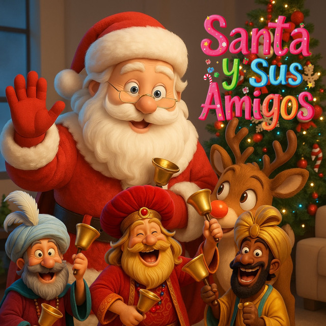 Santa y Sus Amigos (Cover) cover