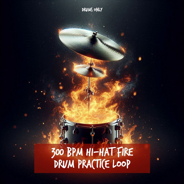 300 Bpm Hi-Hat Fire Drum Practice Loop album image