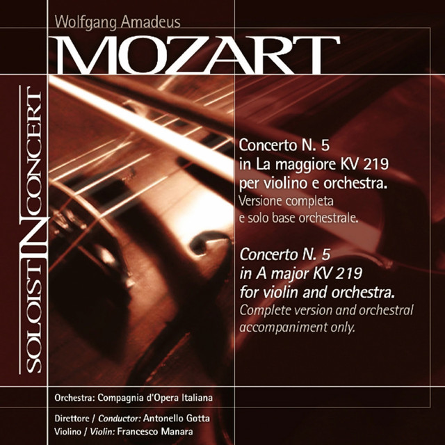 Soloist in Concert: Violin Concerto No. 5, K. 219 "Turkish"