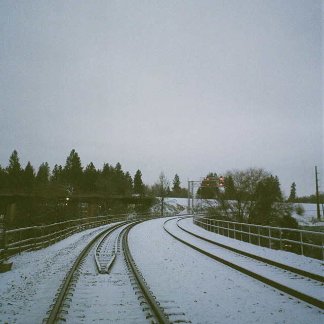 walking on train tracks cover art