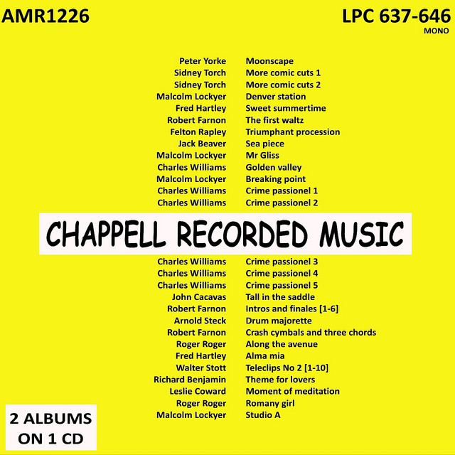 Chappell's Library LPC637-646 - Compilation by Various Artists