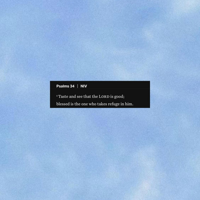 Psalms 34:8 cover art