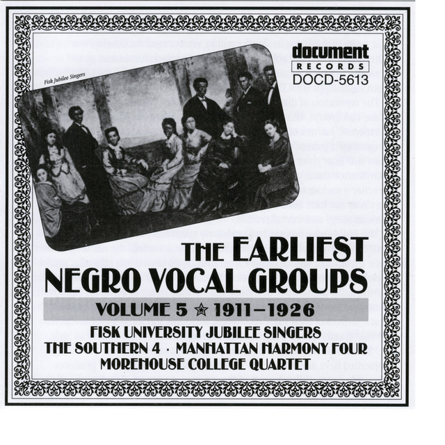 The Earliest Negro Vocal Groups Vol. 5 (1911-1926)