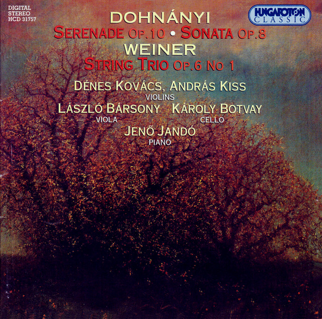 Dohnanyi / Weiner: Chamber Music cover art