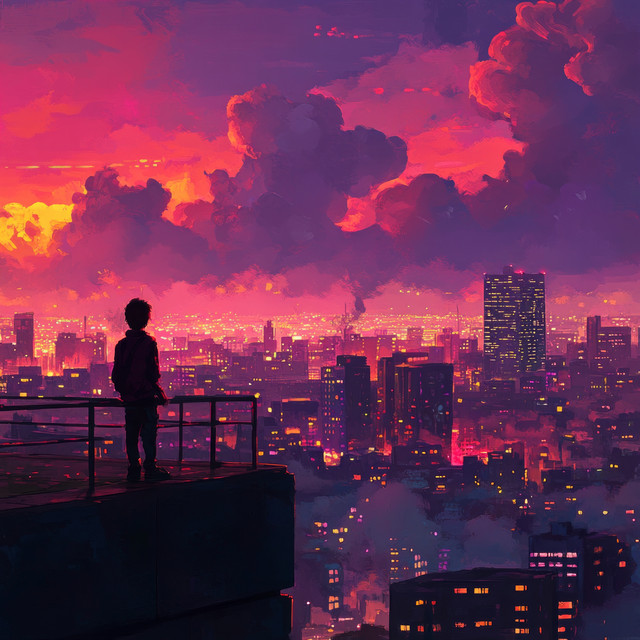 The Loner Watches the City Whilst Listening to Lofi cover art