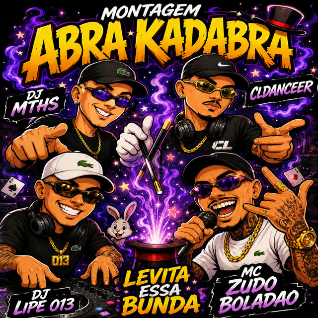 Montagem Abra kadabra / Levita essa Bunda