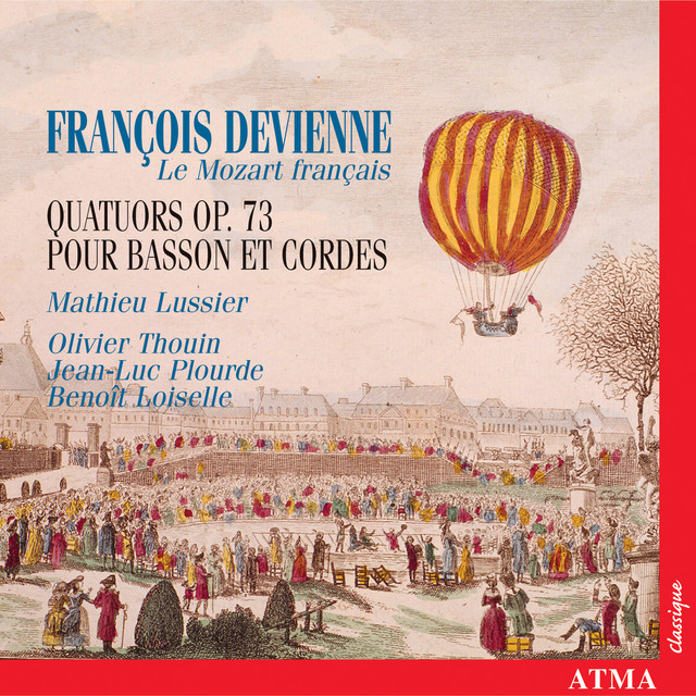 Devienne : bassoon quartets, op. 73 cover art