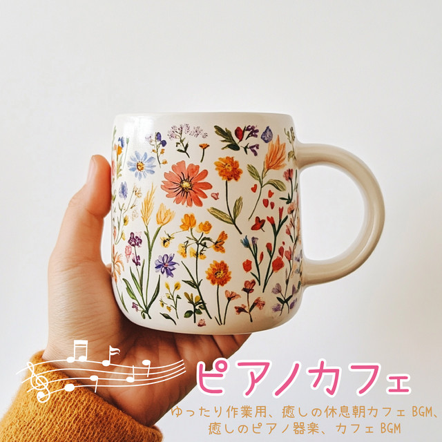 Piano Café: Relaxed Work BGM, Healing Rest Morning Café BGM, Healing Piano, Café BGM cover art