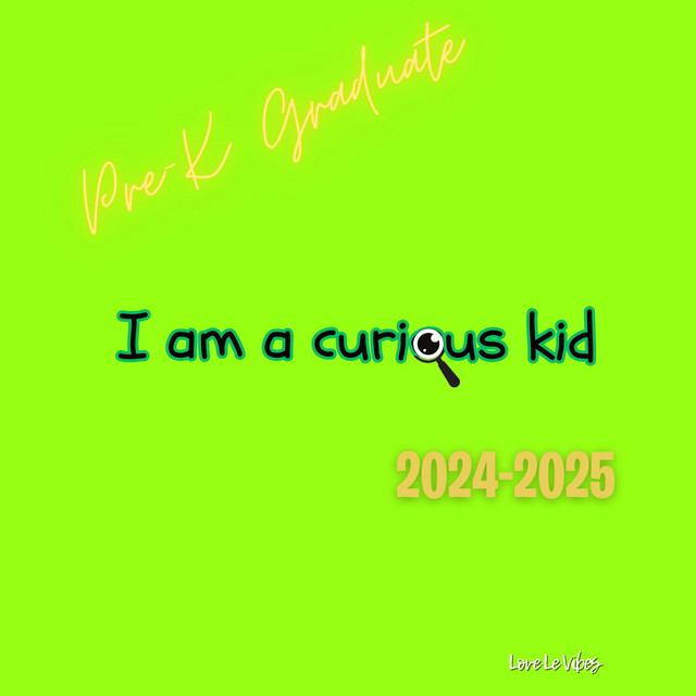 Pre K Graduate Curious Kid cover