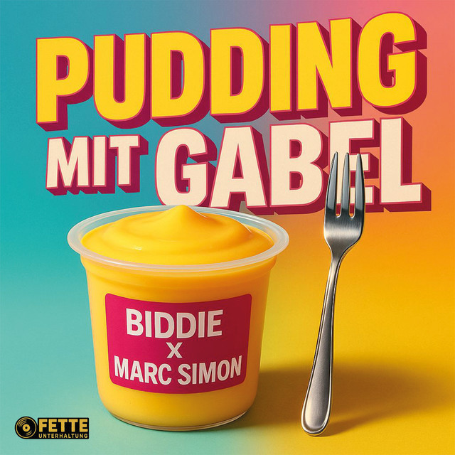 Pudding mit Gabel cover