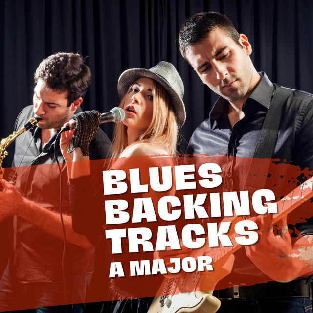 A Major Blues Backing Tracks, Loopable No Fade, 100 to 150 BPM cover art