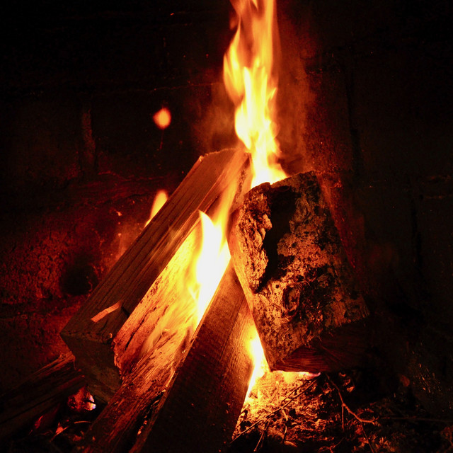 Fireplace by the Sea - A Quiet Evening cover art