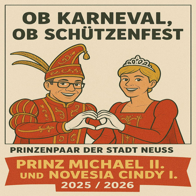 Prinzenpaar der Stadt Neuss