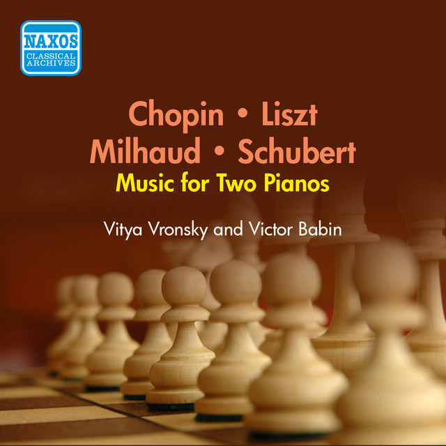 Chopin, F.: Rondo in C Major / Schubert, F.: Fantasie in F Minor / Liszt, F.: Concerto Pathetique / Milhaud, D.: Scaramouche (Vronsky, Babin) (1956) cover art