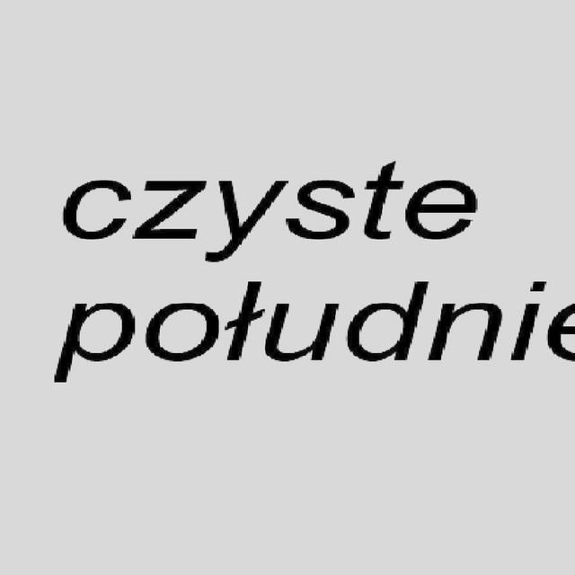 czyste poludnie cover art