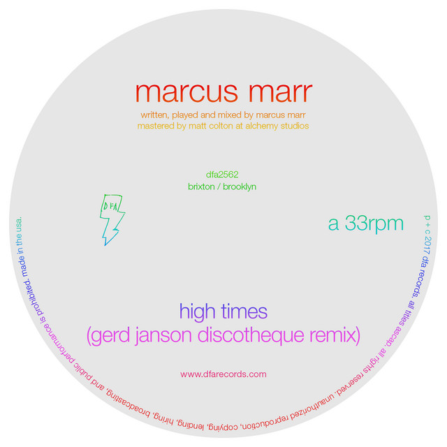 High times (Gerd Janson Discotheque Remix) - Marcus Marr