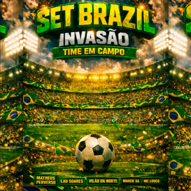 Set Brazil Invasão Time em Campo