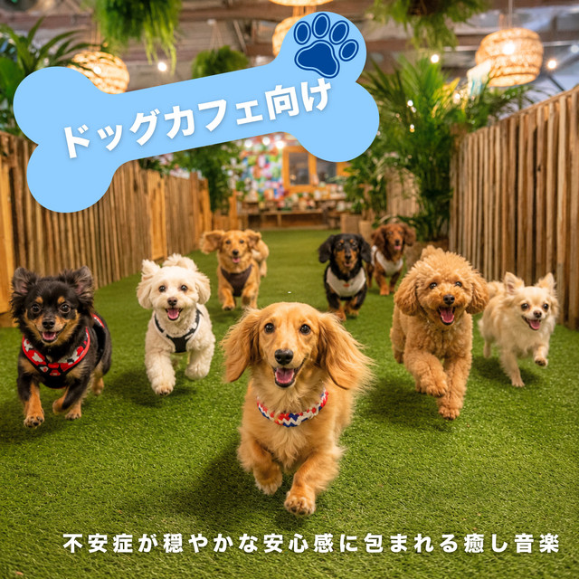 For dog cafes - Healing music that soothes anxiety and provides a sense of calm. cover art