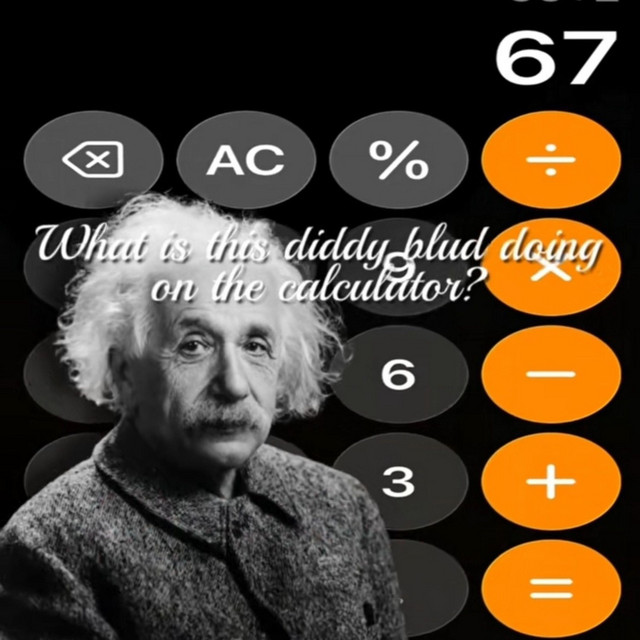 Diddyblud on the calculator cover art