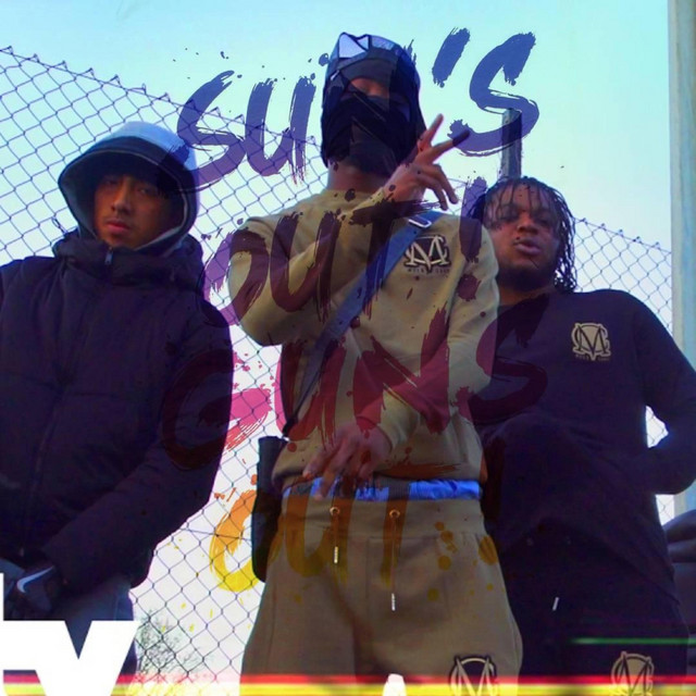 SUNS OUT GUNS OUT SCREAMING OUT HARLEM GANG cover art