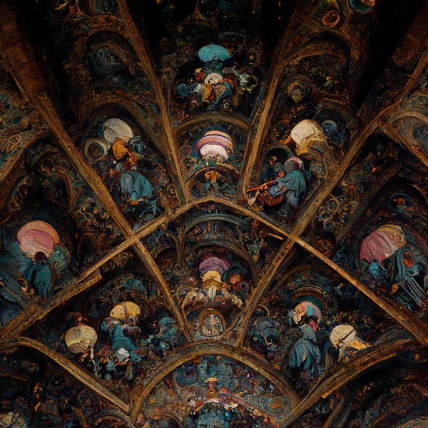 Ceiling cover art