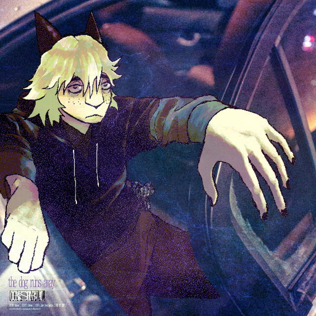 the dog runs away cover art