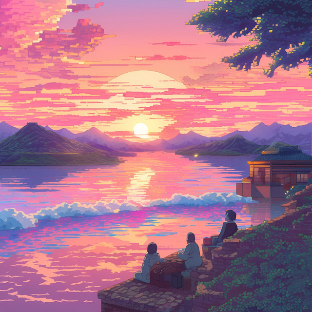 Pixels in the Sunset