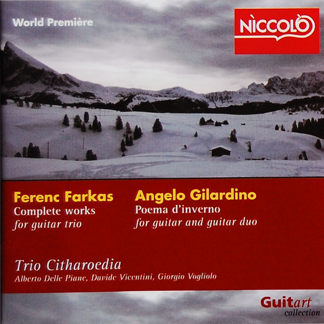 F. Farkas Complete Works for Guitar Duo - A. Gilardino Poema D'inverno cover art