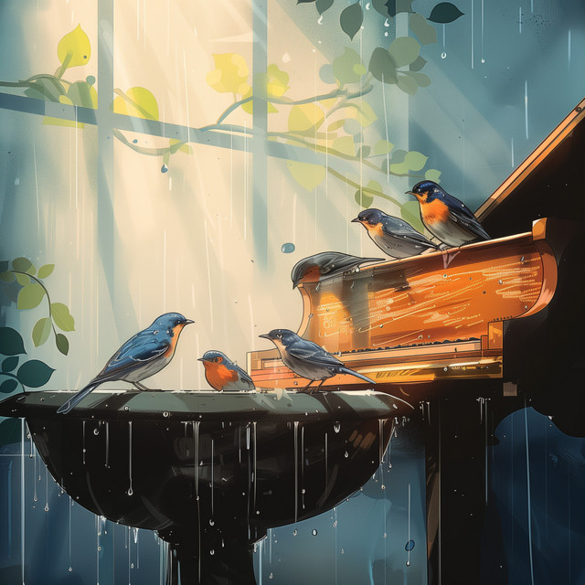 wading birds (in the rain) cover