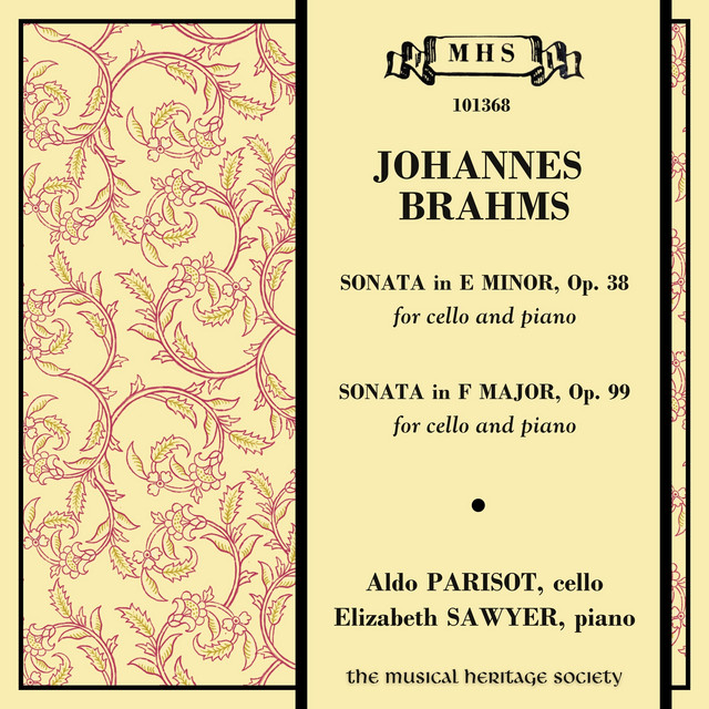 Brahms: Two Cello Sonatas cover art