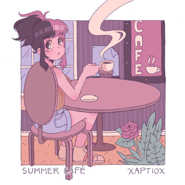 summer café cover art