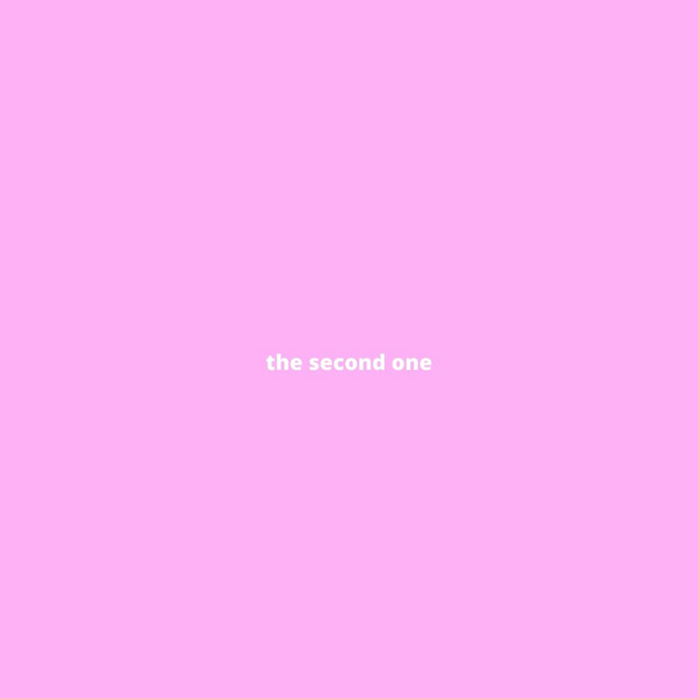 the second one (Instrumental) cover art