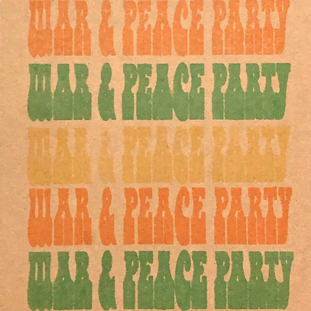 War & Peace Party cover art