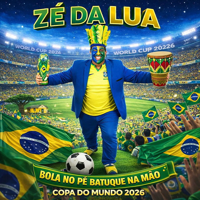 Brasil Hexa Campeão (Bola no Pé Batuque na Mão) cover