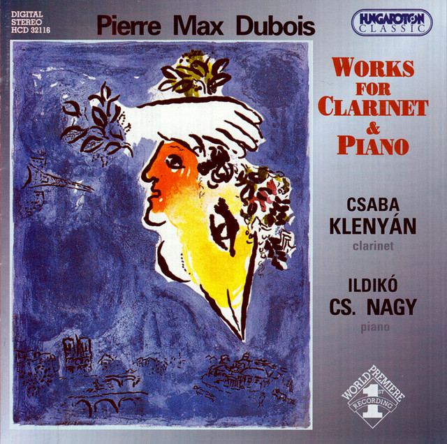 Dubois: Works for Clarinet and Piano cover art