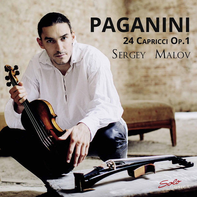 Paganini: 24 Caprices for Solo Violin, Op. 1, MS 25 cover