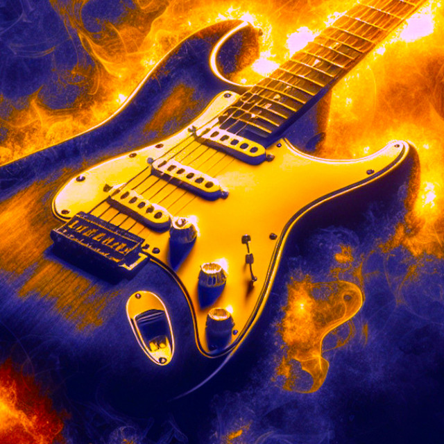 Super Slow Blues Guitar Backing Track (D) album image