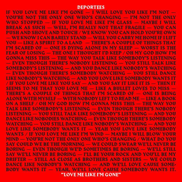 Love Me Like I'm Gone
