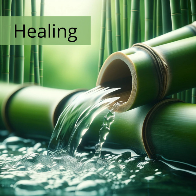 Healing Water for Spa: Relaxing Zen, Bamboo Meditation Fountain, Sleep