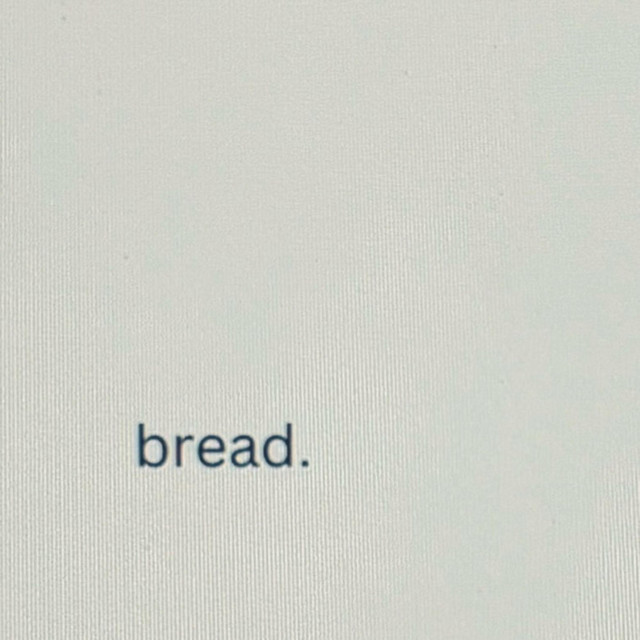 bread. cover art