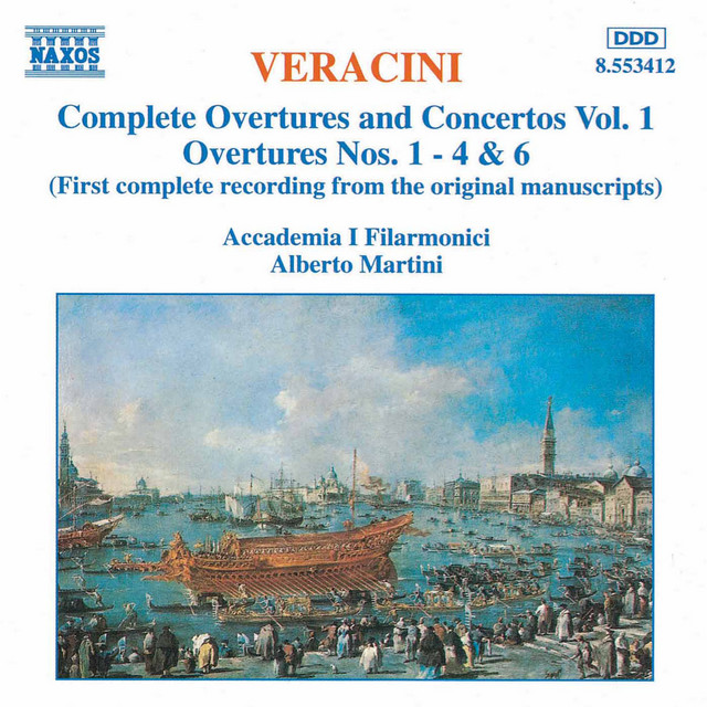 Veracini: Overtures and Concertos, Vol. 1 cover