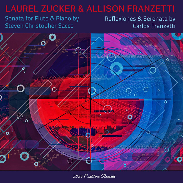 Sonata for Flute and Piano by Steven Christopher Sacco & Reflexione and Serenata by Carlos Franzetti album image