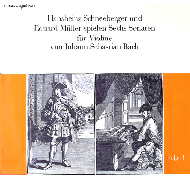 J.S. Bach: 6 Violin Sonatas, Vol. 1 cover art