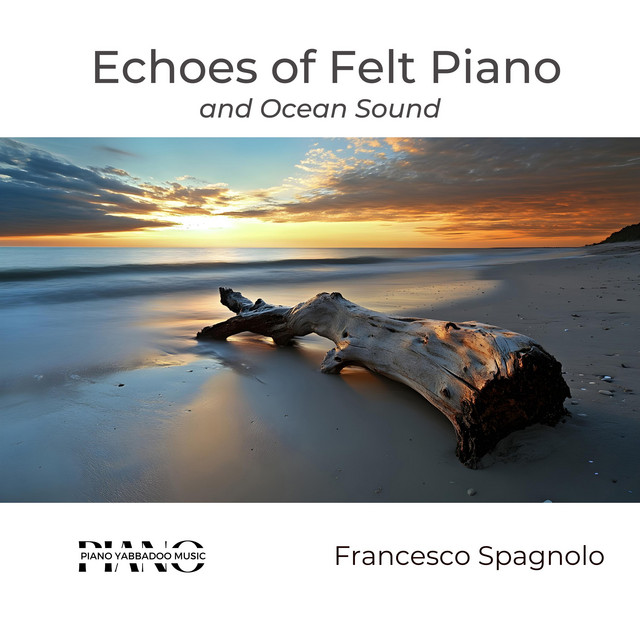 Echoes of Felt Piano and Ocean Sound