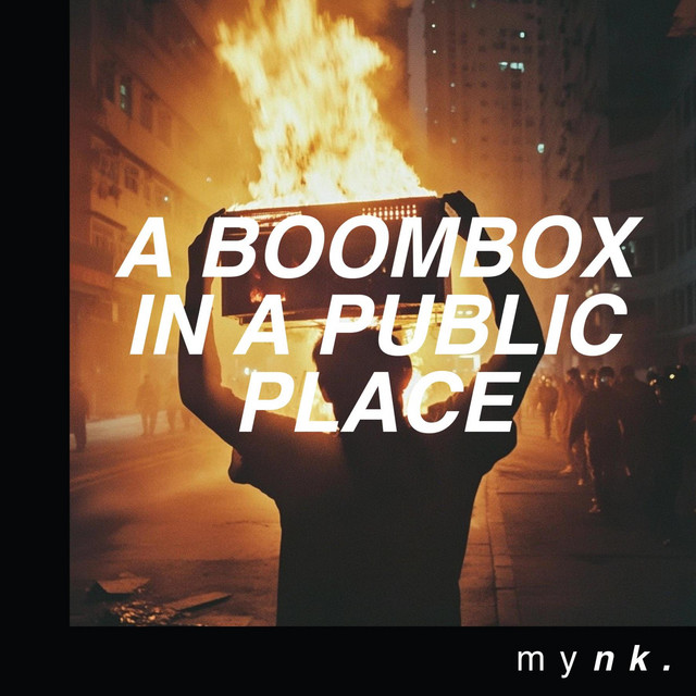 A BOOMBOX IN A PUBLIC PLACE cover art