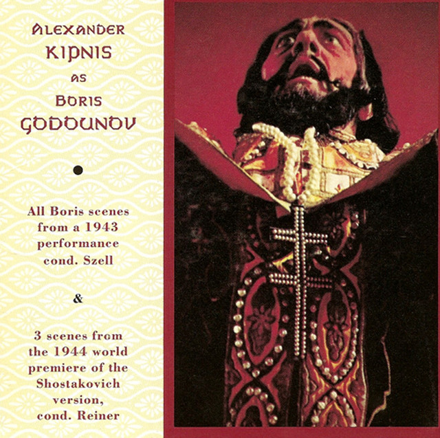 Mussorgsky, M.P.: Boris Godunov (Kipnis) (1943-1944) cover art