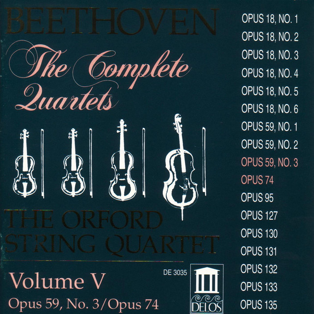 Beethoven: The Complete Quartets Vol. 5