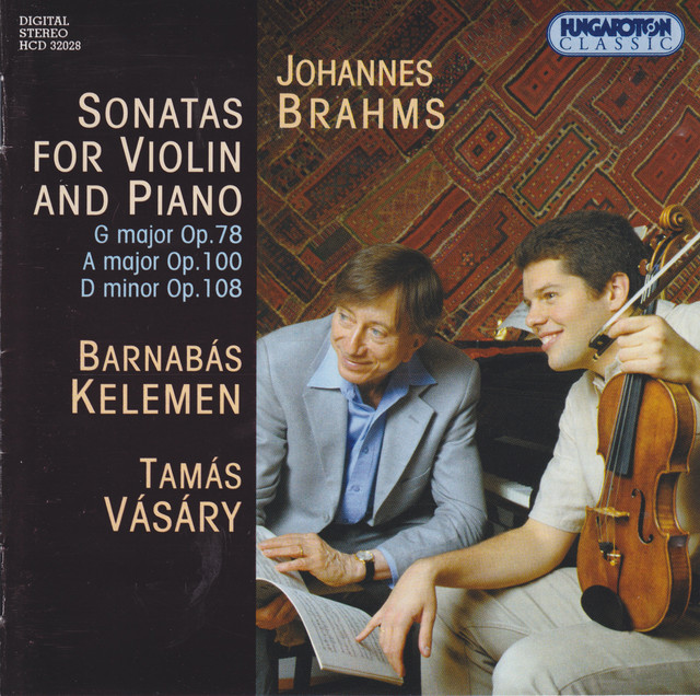 Brahms: Violin Sonatas Nos. 1-3 cover