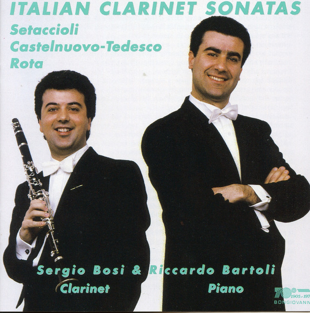 Italian Clarinet Sonatas cover art